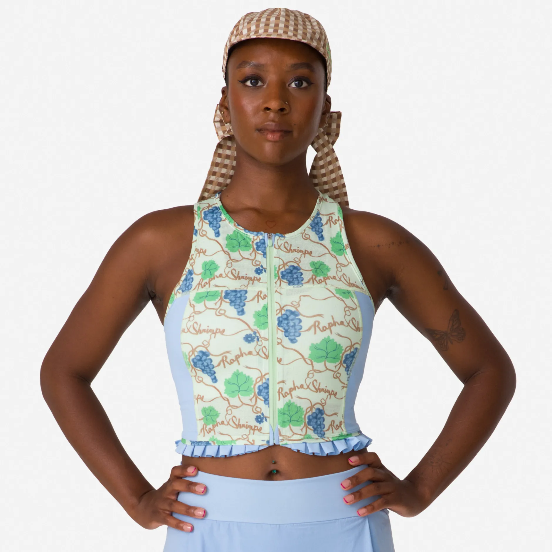 + Shrimps Cropped Zip Tank>Rapha Online