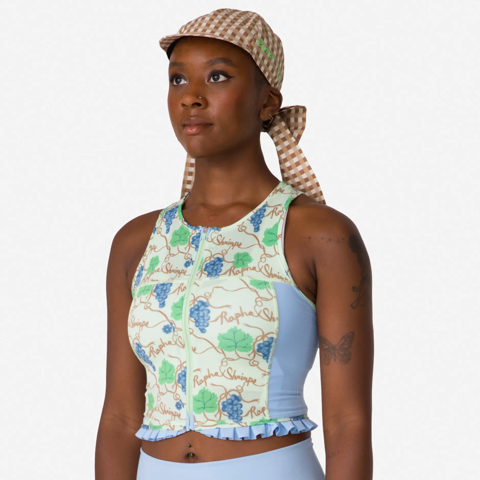 + Shrimps Cropped Zip Tank>Rapha Online