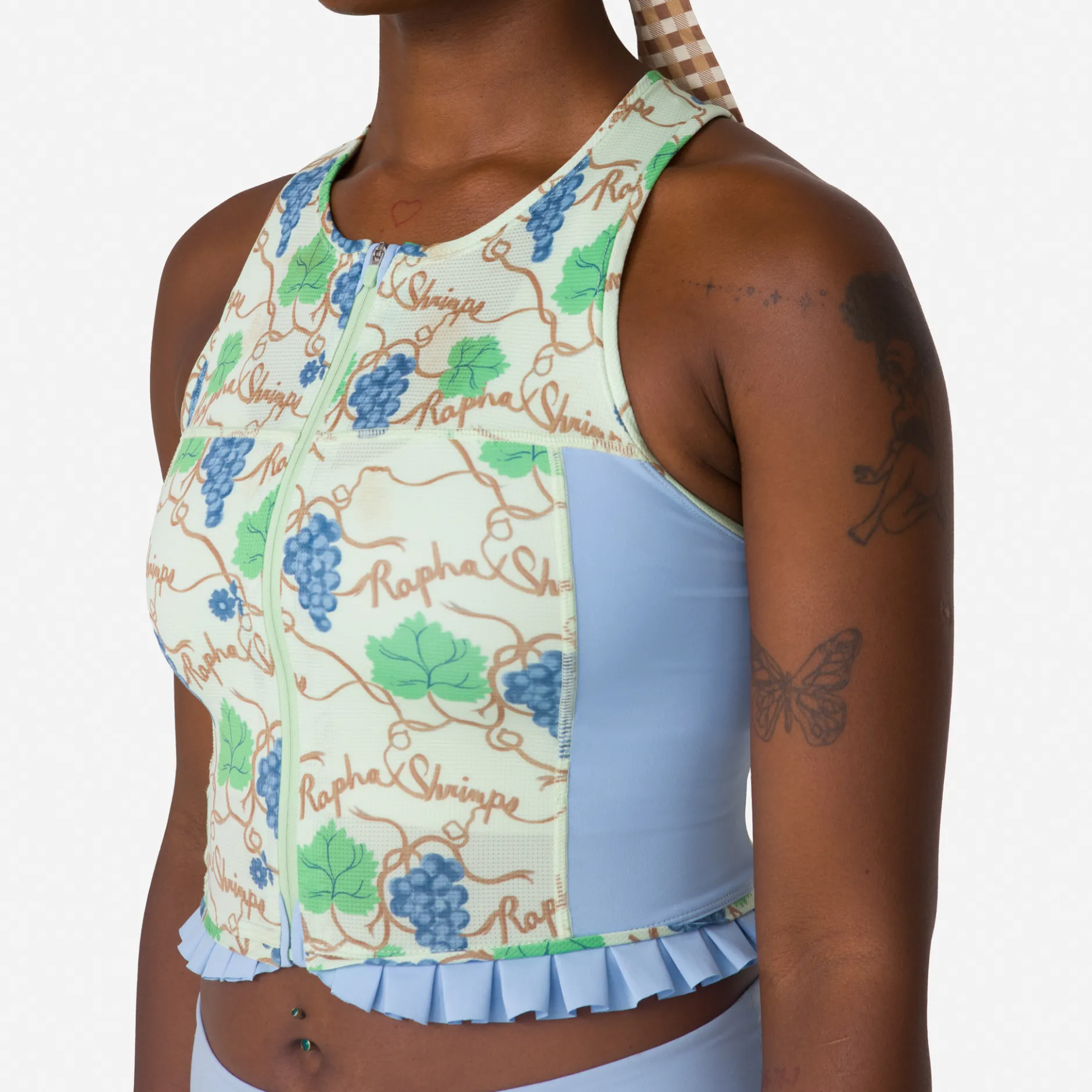 + Shrimps Cropped Zip Tank>Rapha Online