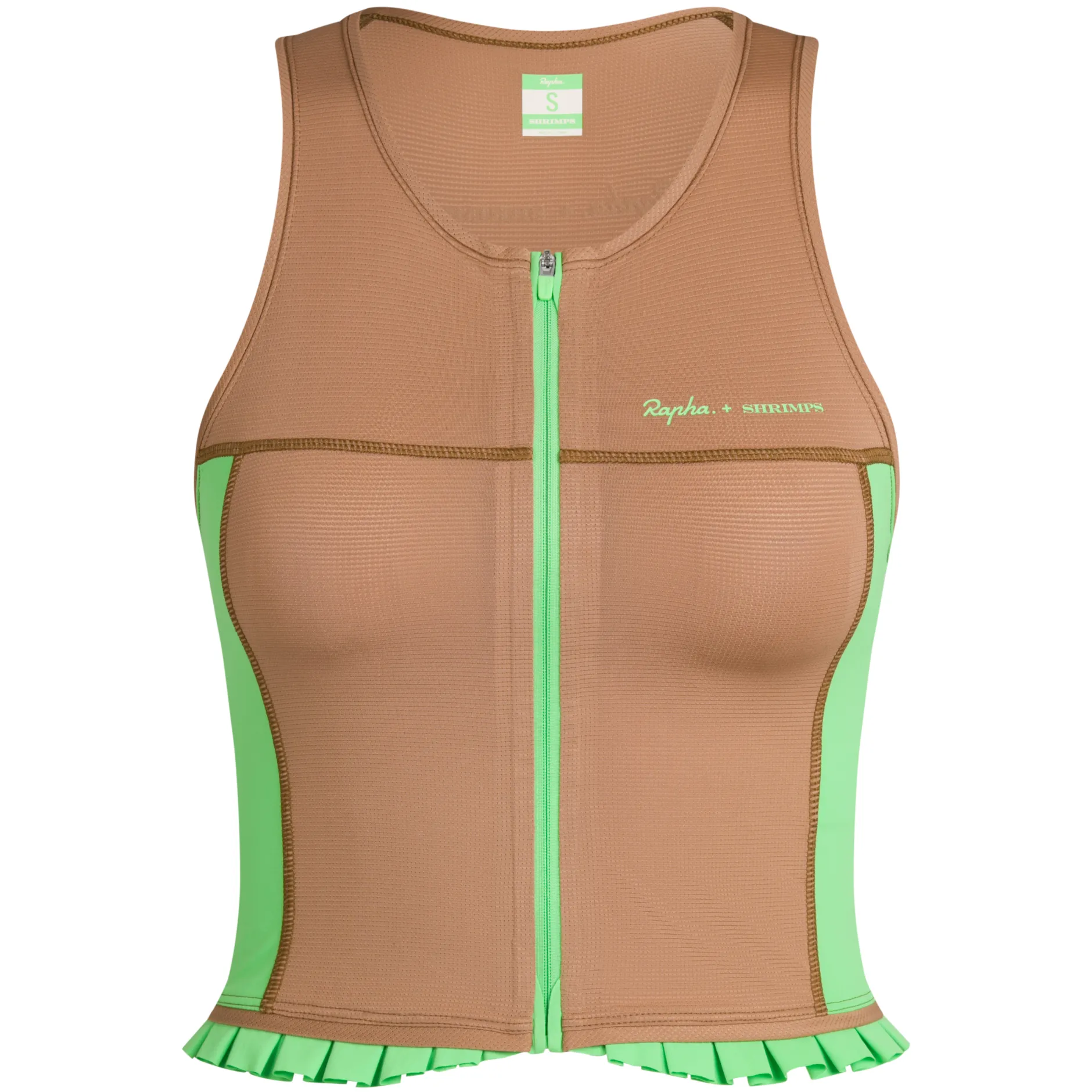 + Shrimps Cropped Zip Tank>Rapha Online