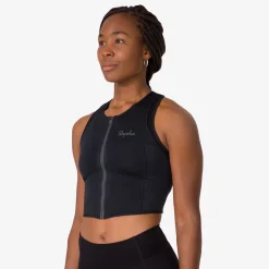 Women's Cropped Zip Tank><noscript><img width=