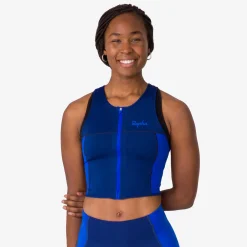 Women's Cropped Zip Tank><noscript><img width=