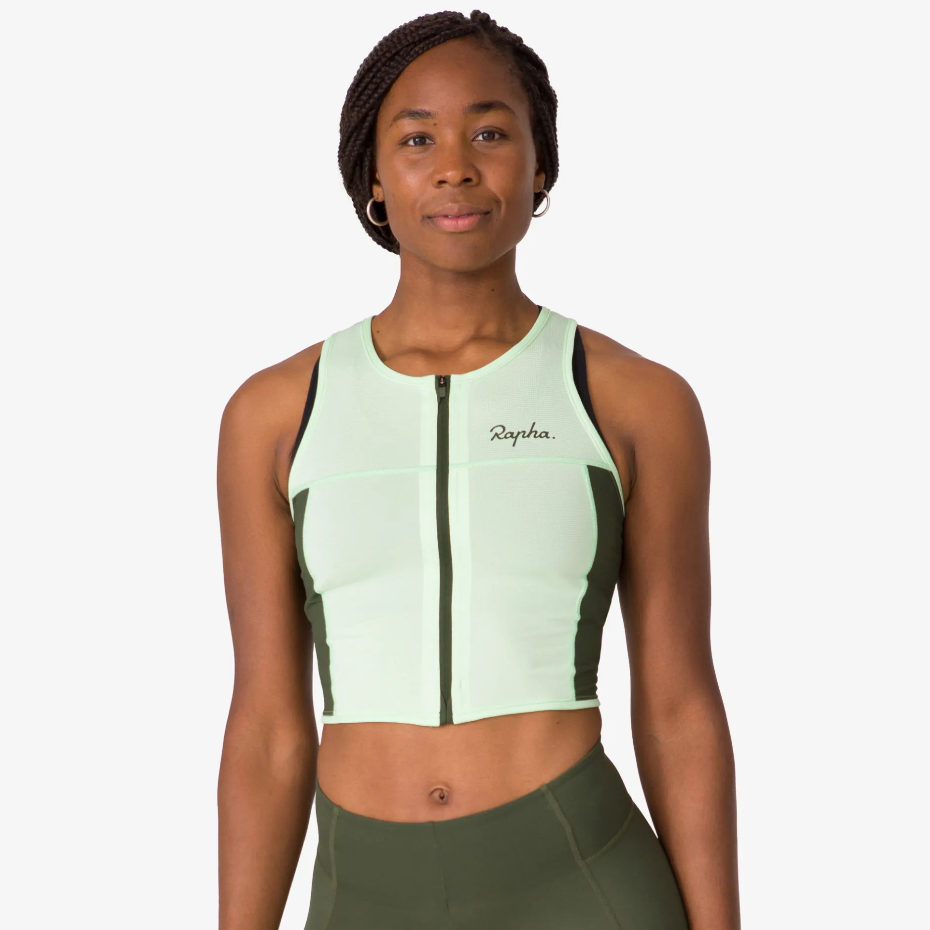 Women's Cropped Zip Tank>Rapha Fashion