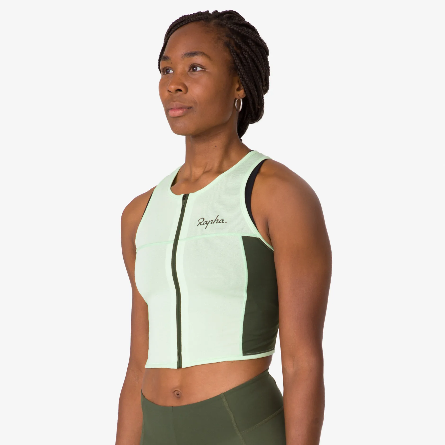 Women's Cropped Zip Tank>Rapha Fashion