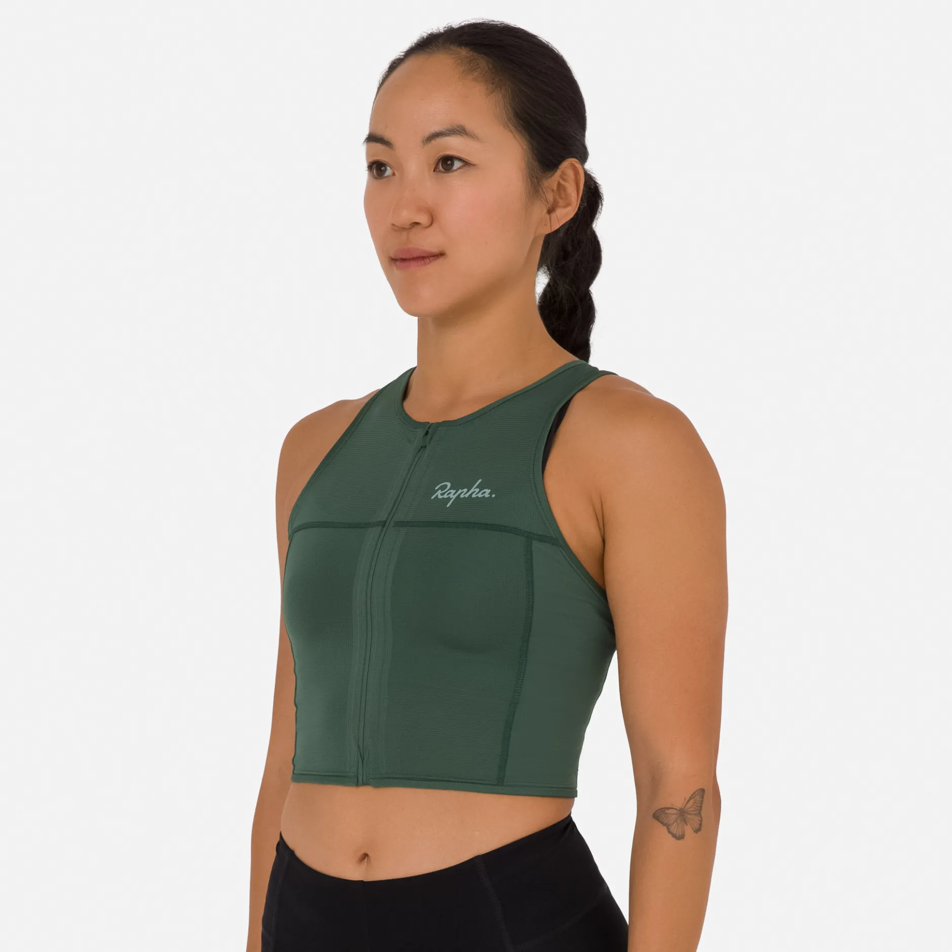 Women's Cropped Zip Tank>Rapha Fashion