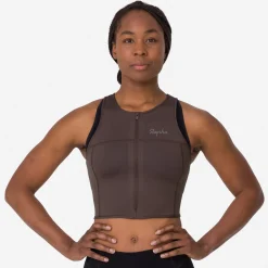 Women's Cropped Zip Tank><noscript><img width=